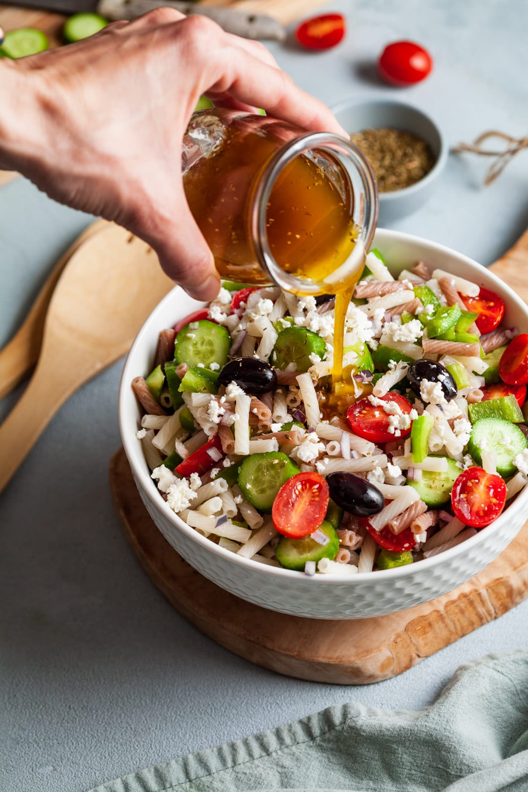 Easy Greek Pasta Salad