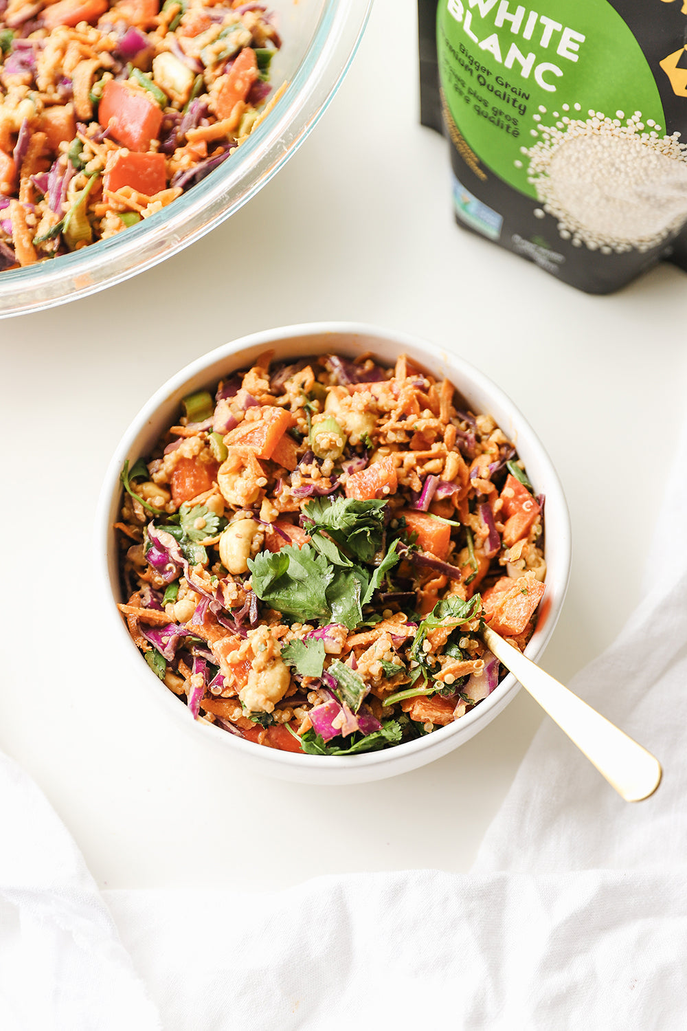 Asian Cashew Quinoa Salad