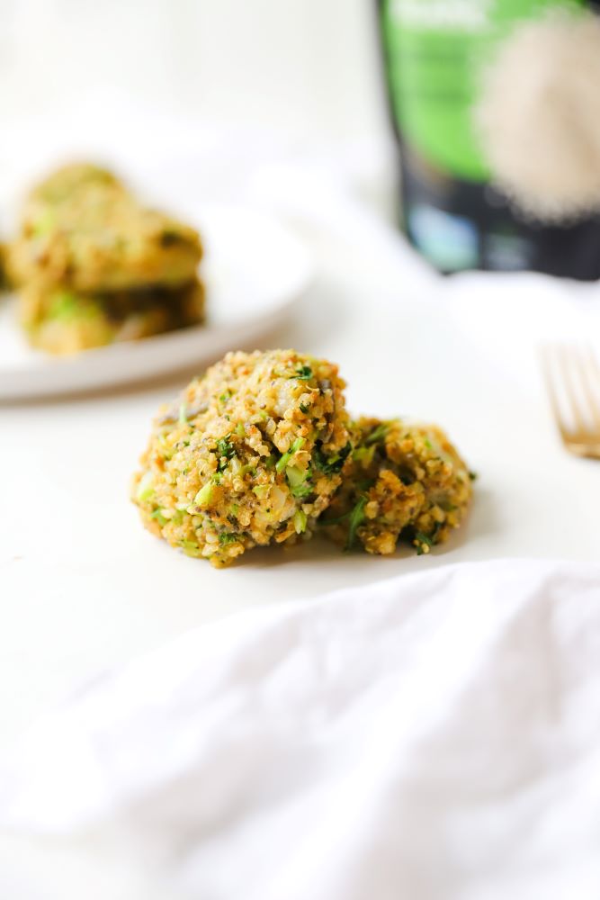 Broccoli Parmesan Quinoa Bites