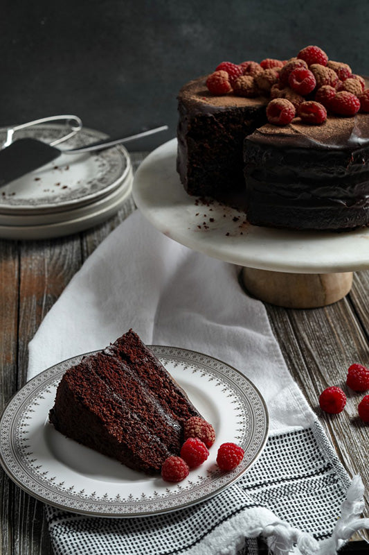Chocolate Raspberry Layer Cake