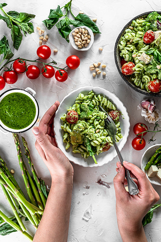 Creamy Pesto Pasta Salad