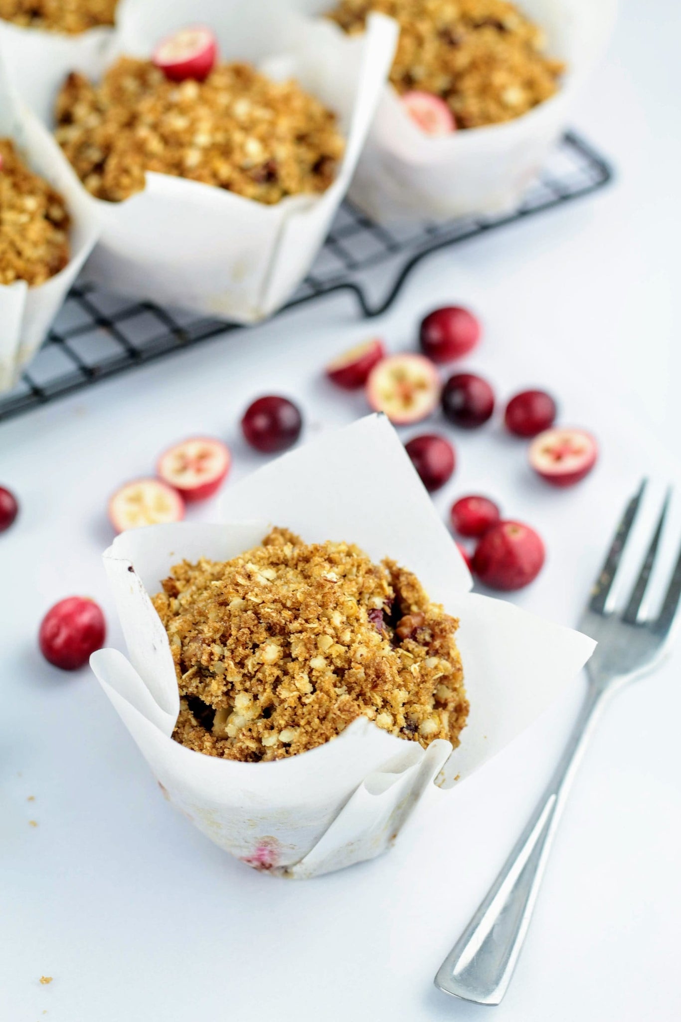 Winter Cranberry Quinoa Muffins