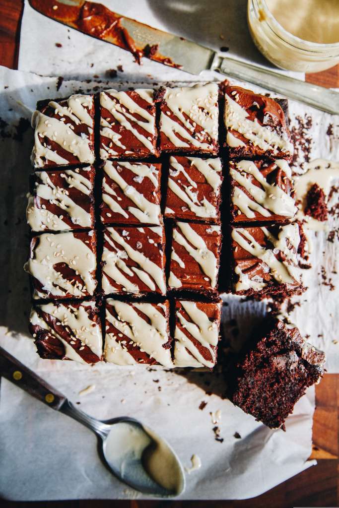 Chocolate Sesame Brownies