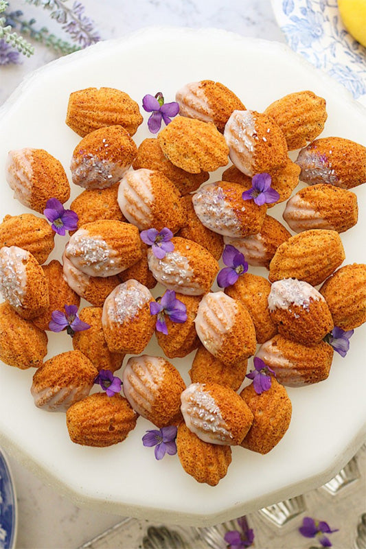 Lemon and Lavender Madeleines