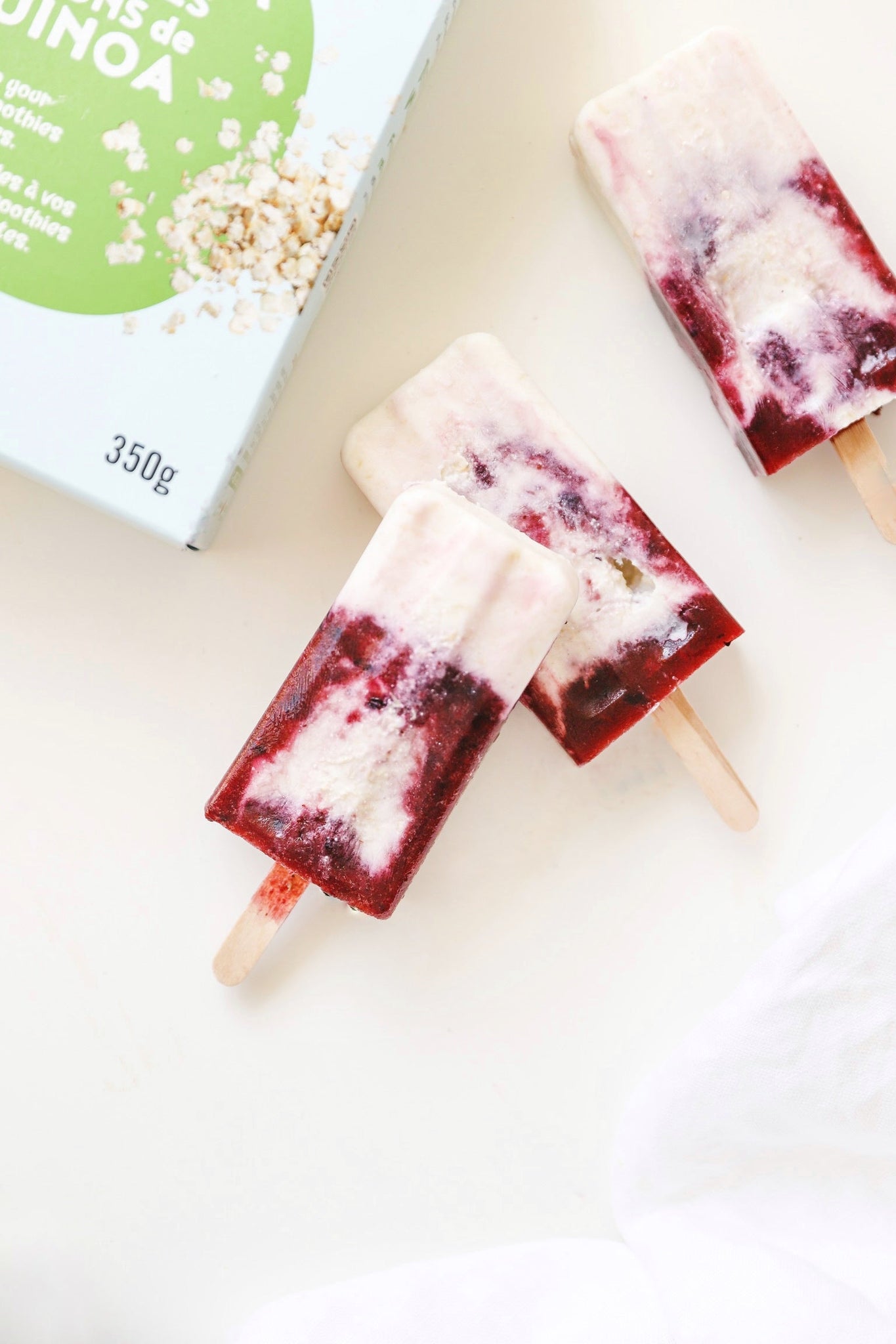Breakfast popsicles