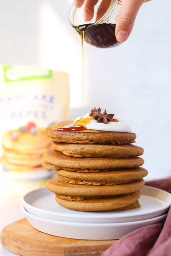 Pumpkin spice pancakes
