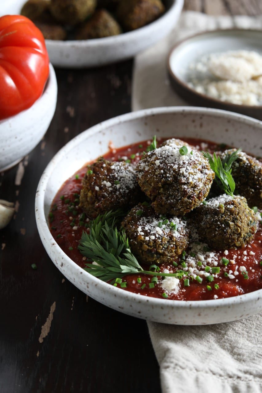 Spiced Vegan Quinoa Meatballs