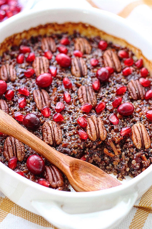 Cranberry Carrot Cake Quinoa Bake