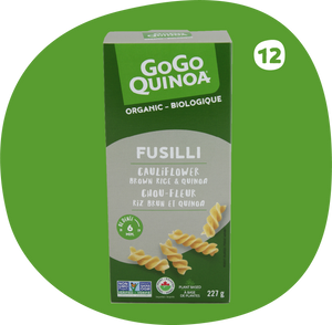 Fusilli chou-fleur et quinoa 227g (12 boîtes)