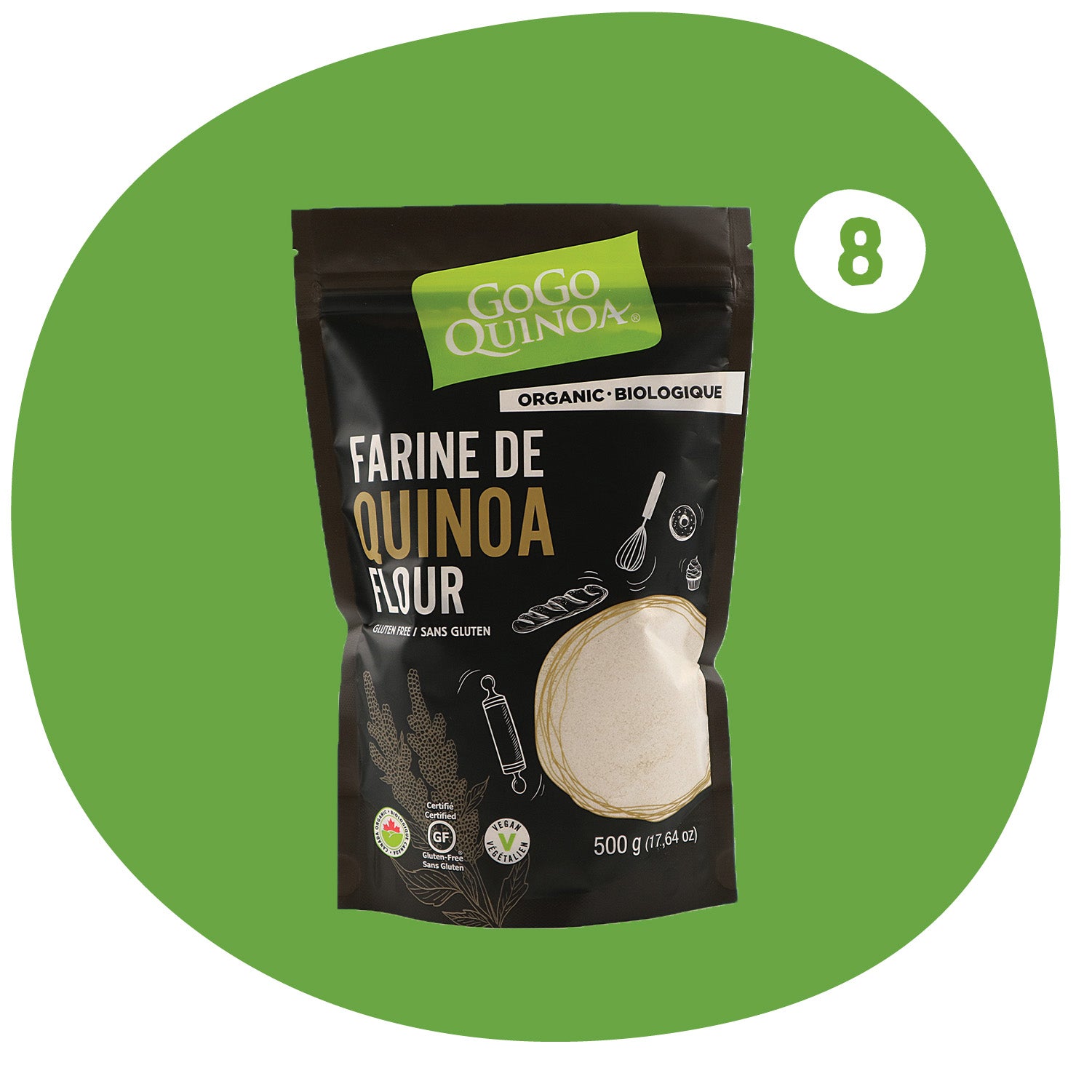 Farine de quinoa (8 sacs)